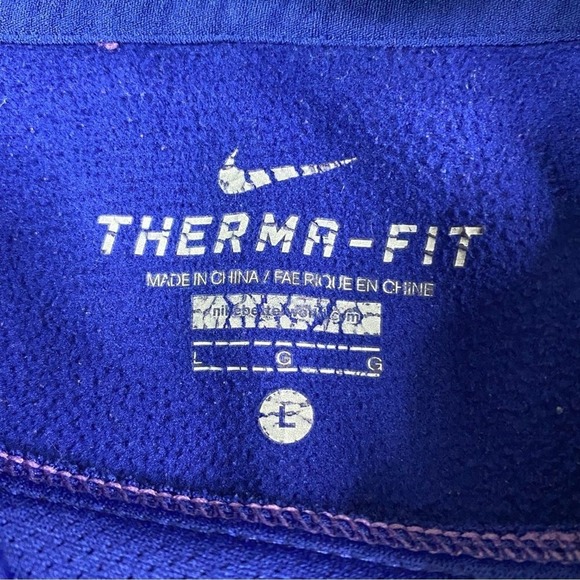 Nike Sweatshirt Womens L Therma-Fit Cowl Neck Hoodie Pullover Thumb Holes‎ - Picture 3 of 9